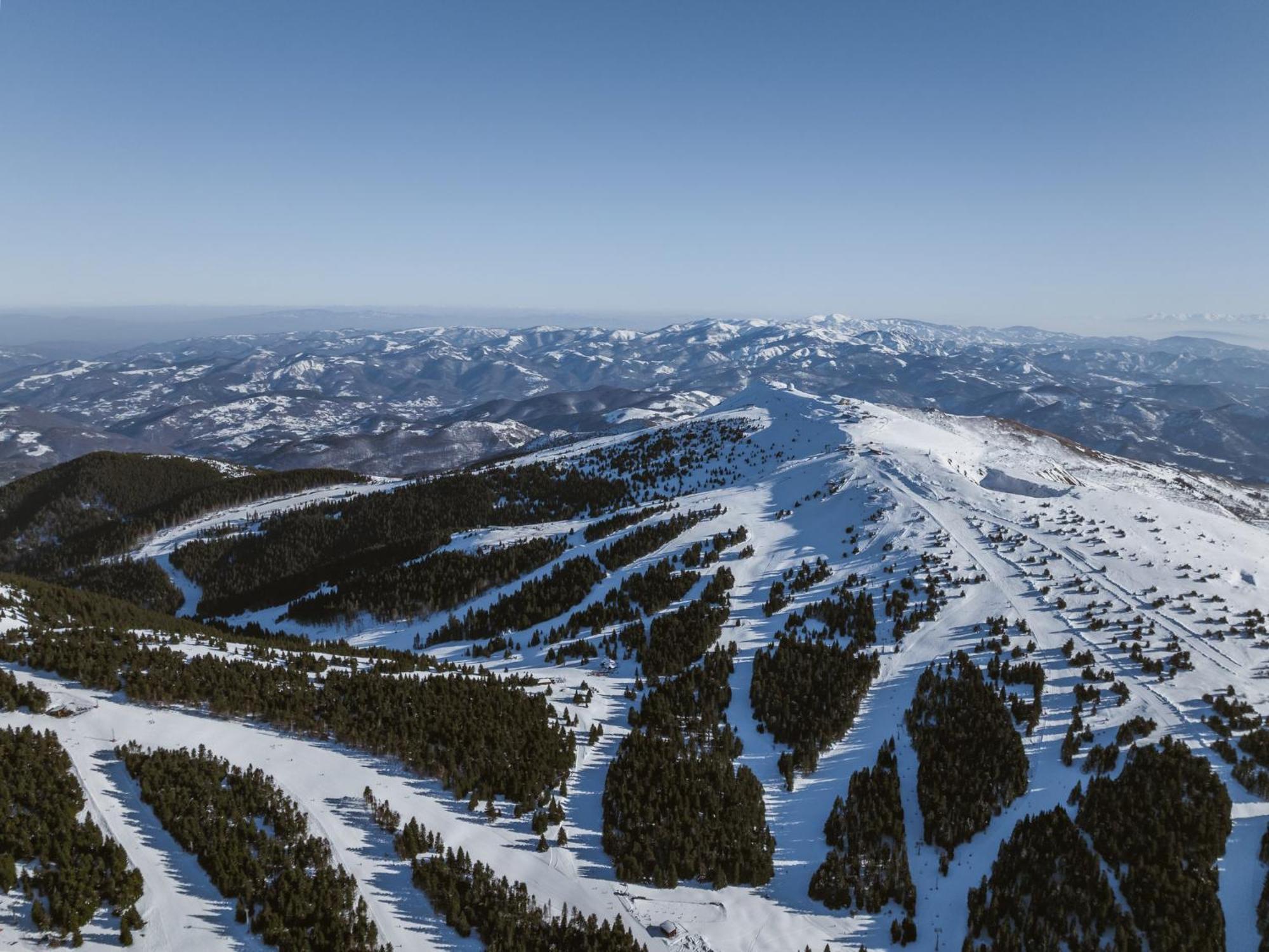 Viceroy Kopaonik Serbia Εξωτερικό φωτογραφία Aerial view of the ski resort